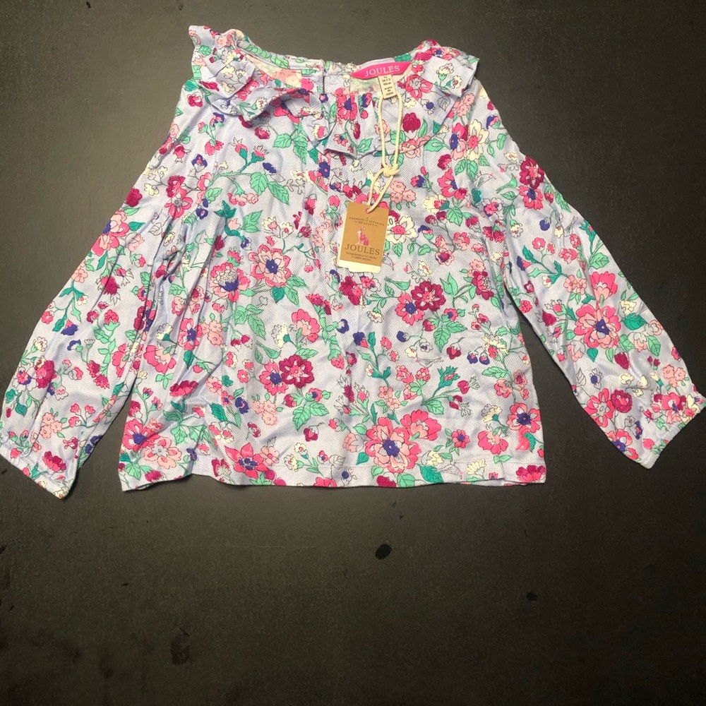 Toddler girls floral top